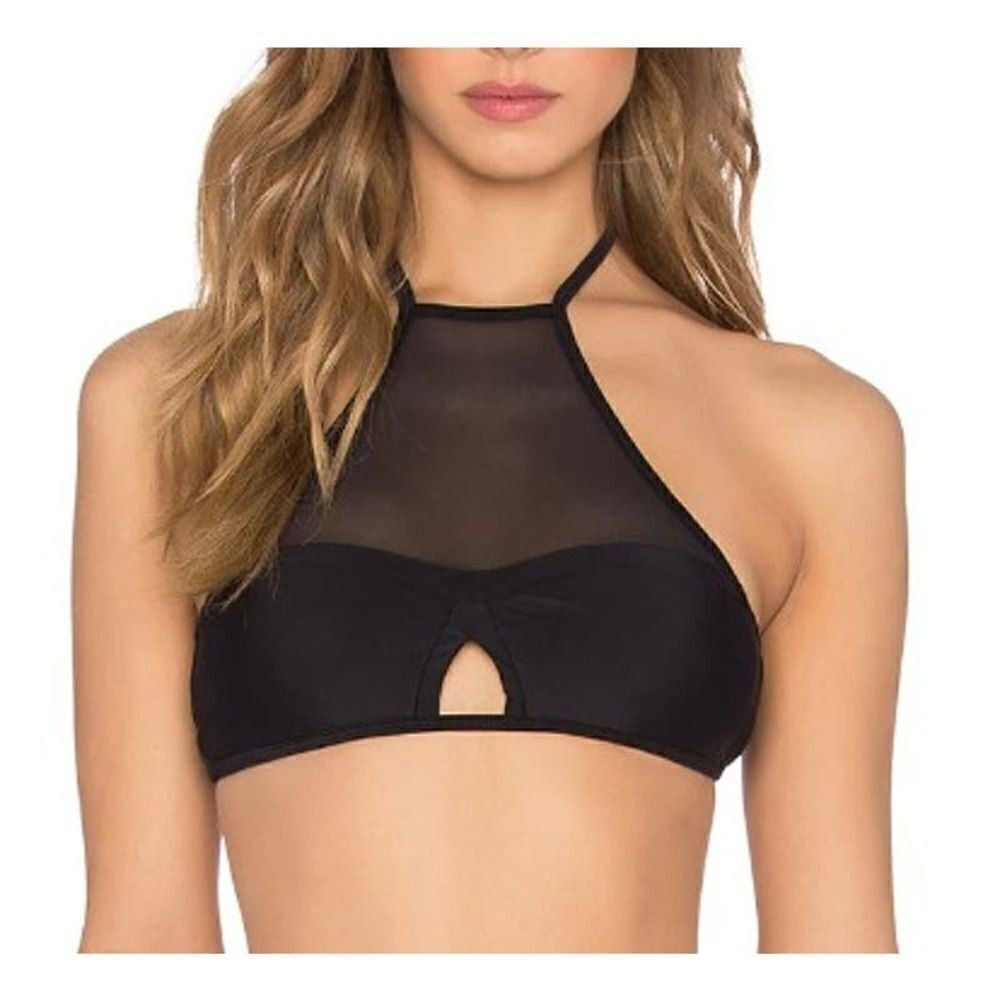 Issa de'mar Harper Black Bikini Top Sz. L